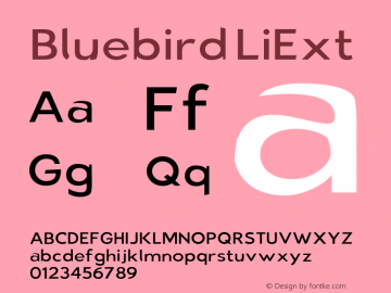Bluebird LiExt Version 0.98图片样张