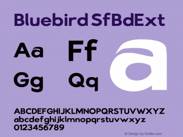 Bluebird SfBdExt Version 0.98图片样张