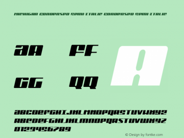 Michigan Condensed Semi-Italic Condensed Semi-Italic Version 1.0; 2015图片样张