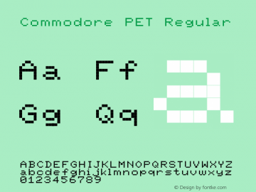 Commodore PET Regular Version 1.1图片样张
