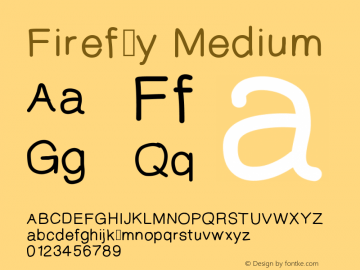 Firefly Medium Version 001.000图片样张