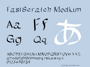 FastScratch Medium Version 001.000图片样张