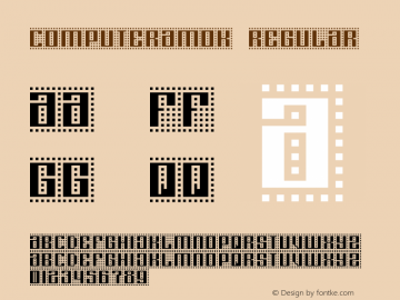 ComputerAmok Regular www.pizzadude.cjb.net图片样张