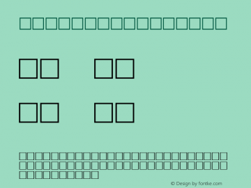 Trekbats Regular Altsys Fontographer 3.5  3/3/95图片样张