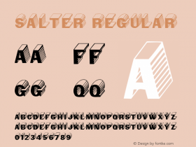 Salter Regular Altsys Metamorphosis:4/10/92 Font Sample