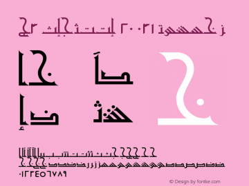 W3 SHUROOG 20 031 Normal 1.0 Fri Feb 01 14:58:42 2002 Font Sample