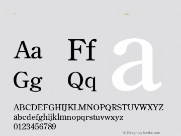 CenturyOldStyle-Light Regular Converted from F:\WINDOWS\TTFONTS\CENTLITE.TF1 by ALLTYPE Font Sample