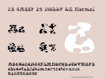 FZ JAZZY 14 HOLEY EX Normal 1.200 Font Sample
