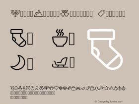Icon-Works-Holidays Regular Version 1.0图片样张