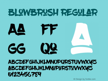 Blowbrush font hot sale
