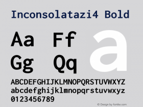 Inconsolatazi4 Bold Version 1.015图片样张