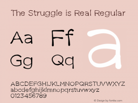 The Struggle is Real Regular Version 001.000图片样张