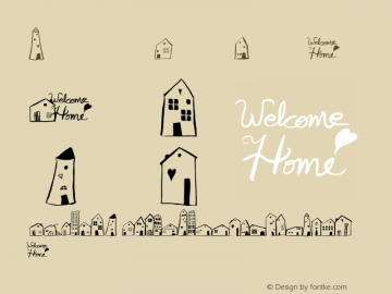 Welcome Home Regular Version 1.000图片样张