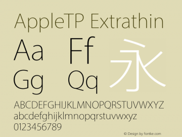 AppleTP Extrathin Version 10.0d39e13图片样张