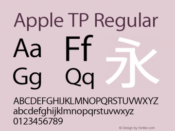 Apple TP Regular Version 10.0d22e3+10.0d15e2metrics图片样张