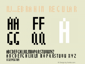 Mj_Ebrahim Regular Version 2.00 Font Sample