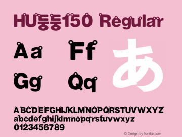 HU둥둥150 Regular Version 1.00图片样张