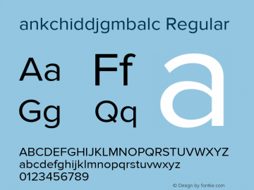 ankchiddjgmbalc Regular Version 2.003图片样张