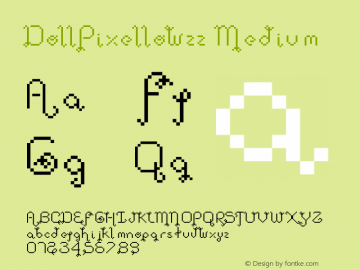 DollPixellowzz Medium Version 0.2 Font Sample