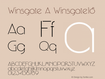 Winsgate A Winsgate18 Version 1.000图片样张
