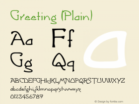 Greeting (Plain) 001.000图片样张