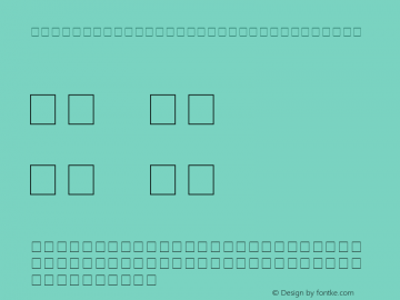 Carr Electronic Dingbats Regular Unknown图片样张