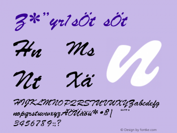 Style.fog fog Altsys Metamorphosis:11.11.1991 Font Sample