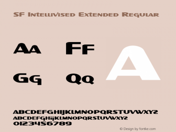 SF Intellivised Extended Regular v1.0 - Freeware图片样张