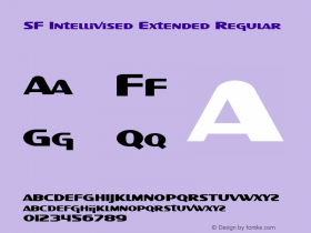 SF Intellivised Extended Regular v1.0 - Freeware图片样张