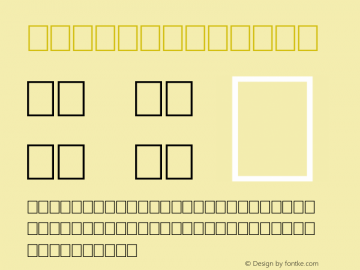 Kufi 1 Normal 1.0 Mon Oct 04 11:03:40 1993图片样张