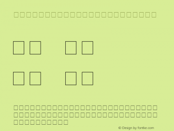 Carr Dingbats 1 Regular Unknown图片样张