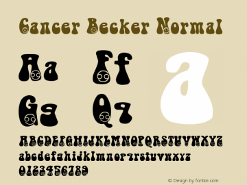 Cancer Becker Normal 1.0 Tue Mar 16 14:07:05 1999图片样张