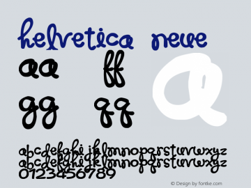 Helvetica Neue 中等 7.1d2e5图片样张