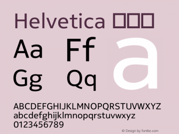 Helvetica 粗斜体 8.0d9e1图片样张