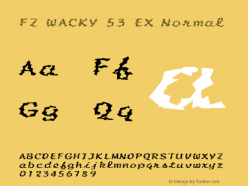 FZ WACKY 53 EX Normal 1.0 Mon Feb 07 16:25:20 1994图片样张