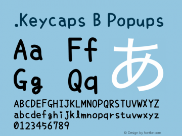 .Keycaps B Popups 10.0d12e1图片样张