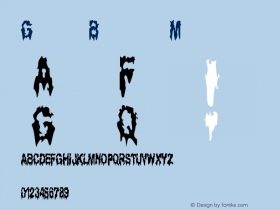 GhostBayou Medium Version 1.00 Font Sample