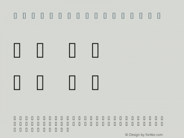 Genericons Medium Version 001.000图片样张