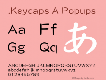 .Keycaps A Popups 10.0d12e1图片样张