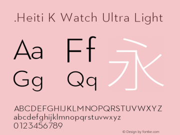 .Heiti K Watch Ultra Light 10.0d6e1图片样张