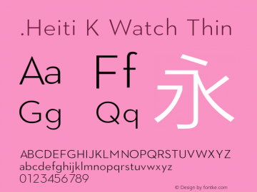 .Heiti K Watch Thin 10.0d6e1图片样张