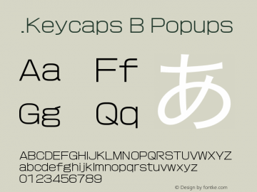 .Keycaps B Popups 10.0d12e1图片样张