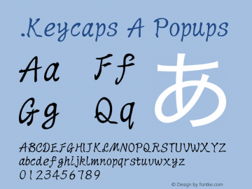 .Keycaps A Popups 10.0d12e1图片样张