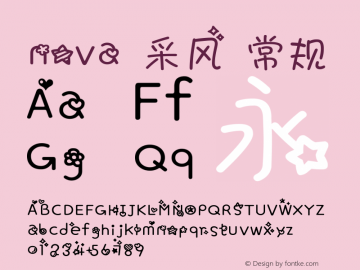 nova 采风 常规 Version 1.00 January 11, 2015, initial release Font Sample