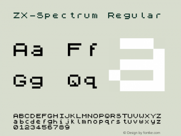 ZX-Spectrum Regular 001.000图片样张