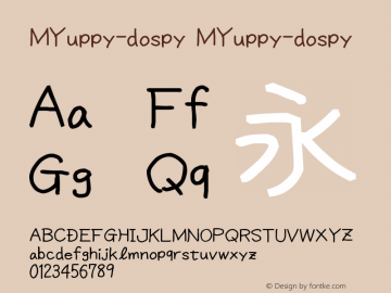 MYuppy-dospy MYuppy-dospy Version 1.00 July 20, 2015, initial release图片样张