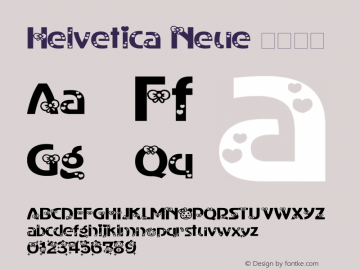 Helvetica Neue 超细斜体 7.1d2e5图片样张