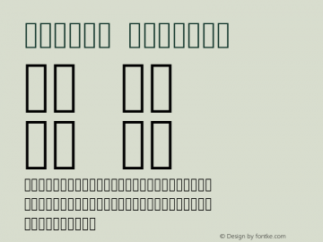 zocial Regular Version 001.000 Font Sample