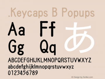 .Keycaps B Popups 10.0d12e1图片样张