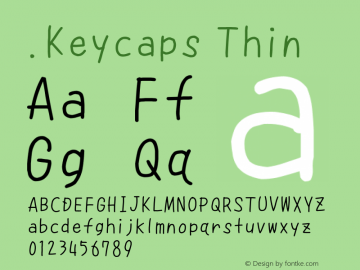 .Keycaps Thin 10.0d1e1图片样张